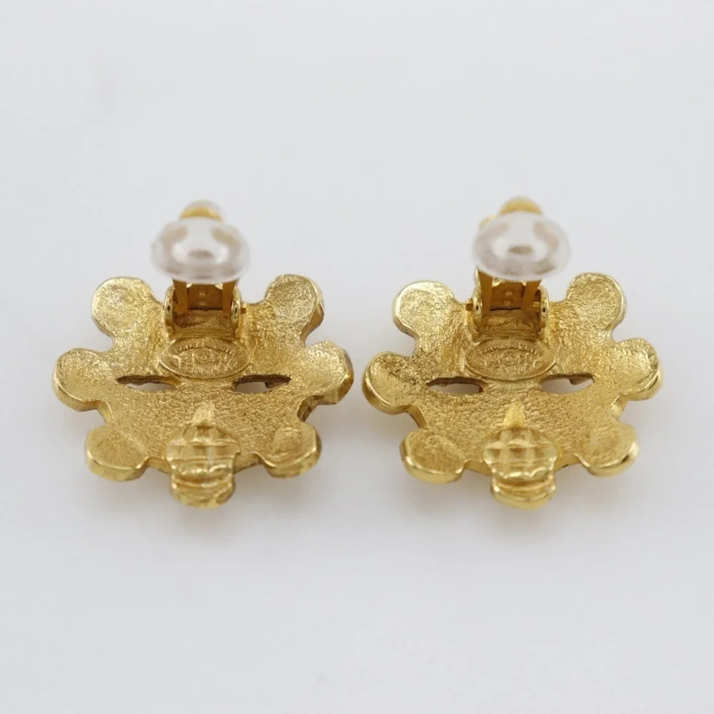 CHANEL Logo Earrings